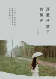 深蓝格纹下的微光